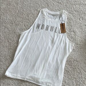 NOBULL White Sleeveless Top